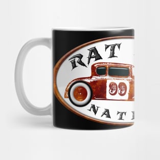 Rusty Rat Rod Nation Design Mug